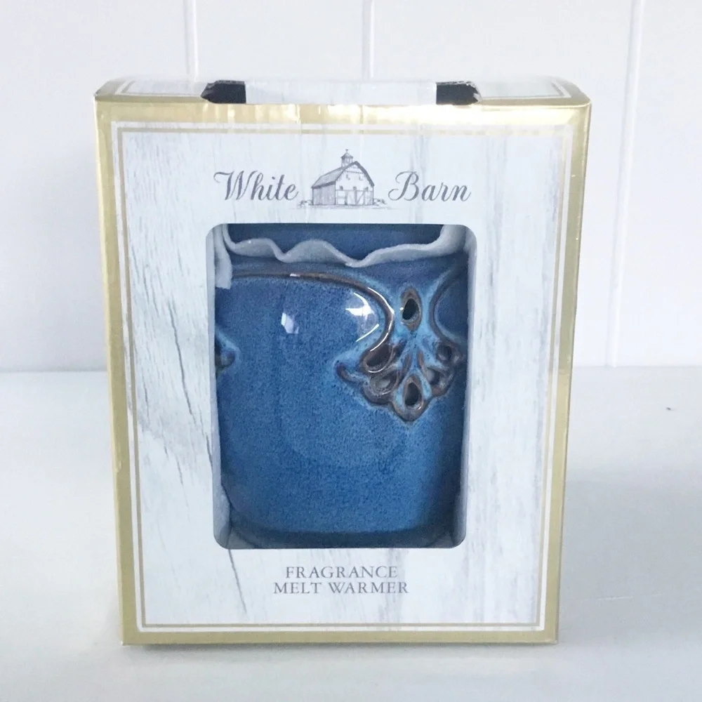 Bath and Body Works Blue Wax Melt Warmer NEW With Wax Melts